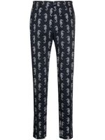 Dolce & Gabbana seahorse-print slim-fit trousers - Blue - thumbnail