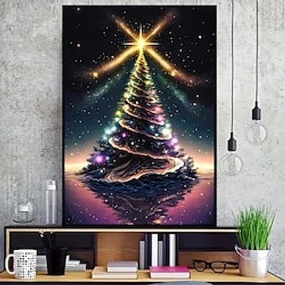 1pc Christmas DIY Diamond Painting Christmas Tree Diamond Painting Handcraft Home Gift Without Frame 30x40cm11.8''x15.7'' Lightinthebox