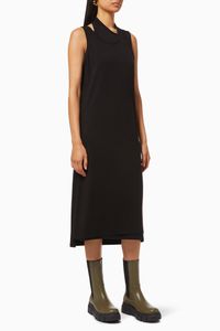 Kit Asymmetric Layer Tank Dress in Cotton Modal Blend Jersey