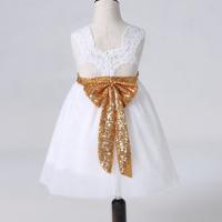 Lace Big Bow Girl Dresses - thumbnail