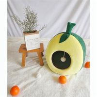 Pets Club Avocado Cat Bed Indoor House With High Density Sponge