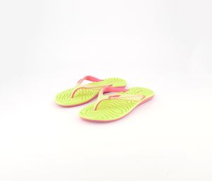 Womens Rider Smoothie IV Slipper  Lime Green/Pink