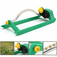 180 Degree 18 Holes Autorotation Sprinkler Garden Lawn Irrigation Cooling Spray Head - thumbnail