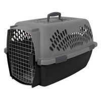 Petmate Pet Porter Traditional Dog Kennel 20 - 25Lbs, Gray And Black