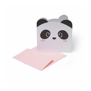 Legami Greeting Card - Small - Panda (7 x 7 cm)