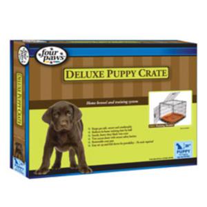 Four Paws K-9 Keeper Puppy Crate, Front Top Door 24L X 18W X 21H Inches