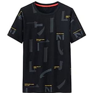 Men's Unisex Tee T shirt Hot Stamping Graphic Prints Letter Plus Size Print Short Sleeve Casual Tops Cotton Basic Fashion Designer Big and Tall White Black Light gray miniinthebox