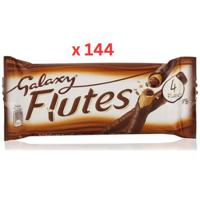 Galaxy Flutes 4 Finger Chocolate 45.0gm, Carton Of 144pcs