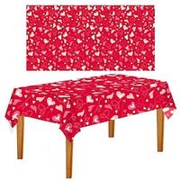 Disposable Tablecloth Wipe Clean Waterproof Vinyl Table Cloth Spring oilcloth Tablecloth Plastic Outdoor Table Cover Oval For Picnic,Wedding Dining,Easter miniinthebox - thumbnail