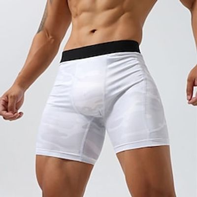 Men's Running Shorts Gym Shorts Going out Weekend Breathable Quick Dry Elastic Waist Color Block Short Gymnatics Casual Activewear 1 2 Lightinthebox