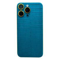 Merlin Craft Customized iPhone 16 Pro Max 1TB, Blue Leather Alligator Gold