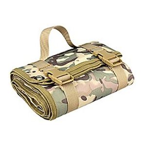 roll up shooting mat, outdoor shooting mat for range, shooting gear tactical training shooting pad shooters mat non-slip durable shooting rest, hunting accessories (cp camo) Lightinthebox