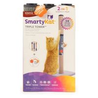Smartykat Triple Tower Carpeted Cat Scratching Post
