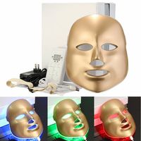 3 Colors Lights LED Facial Mask Skin Rejuvenation Beauty Therapy Wrinkle Acne Removal Mask