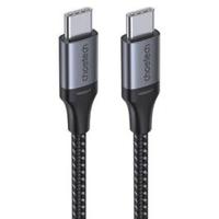 Choetech XCC-AN6210 USB-C to USB-C Fast Charging Cable 60W Braided, Black