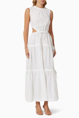 Henriette Maxi Dress in Linen Henriette Maxi Dress in Linen