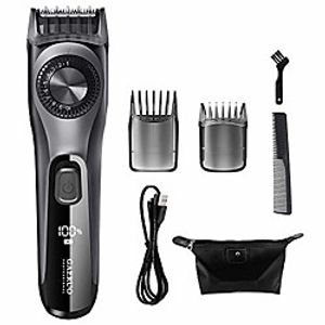 beard trimmer for men, professional adjustable hair trimmer kit with dial fast usb charge cordless 38 length setting, rechargeable mens hair clippers for body, mustache, hair Lightinthebox