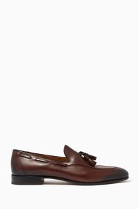 Doughton Tassel Loafers in Leather