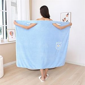 Bath Dress Bathrobes Wearable Can Wrap Large Size Bath Skirts Non-shedding Bath Towels miniinthebox