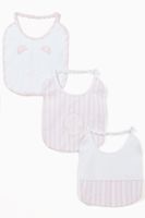Striped Bib Set, Set of 3 Striped Bib Set, Set of 3