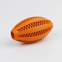 pet rubber toy amazon cross-border hot sale rubber rugby chewing teeth cleaning dog toy wholesale Lightinthebox - thumbnail