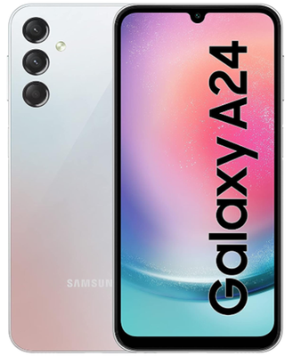 Samsung Galaxy A24, 4GB RAM, 128GB, 4G, Dual Sim, Silver Samsung Galaxy A24, 4GB RAM, 128GB, 4G, Dual Sim, Silver