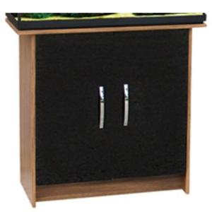 Aqua One Vogue Cabinet 135 80X42X75 Walnut And Gloss Black