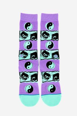 Mens Everyday Light Cushion Socks Purple Mens Everyday Light Cushion Socks Purple