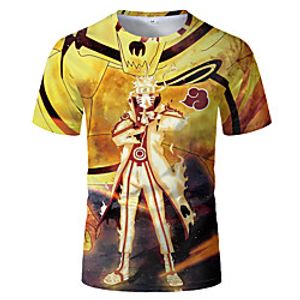 Inspired by Naruto Anime Cartoon 100% Polyester 3D 3D Harajuku Graphic T-shirt For Women's / Men's miniinthebox