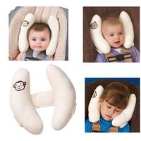 White Colour Baby Kid Head Neck Support Baby Car Seat Pillow Trolleys Adjustable Child Neck Care