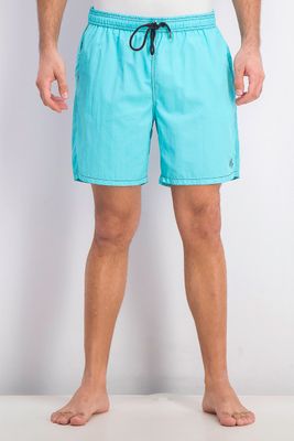 Mens Dale Solid Swim Trunks  Arctic Blue