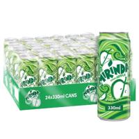 Mirinda Green Apple Carbonated Soft Drink Can 330 ml x 24 Carton