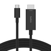 Belkin USB Type C to HDMI 2.1 Cable, 6.6FT/2M Cable With 8K60Hz, 4K144Hz, HDR, HBR3, DSC, HDCP 2.2, Compatible With Chromebook, Macbook, iPad Pro And other USB C Devices, Black BL-CBL-USBC-HDMI-2M-BLK