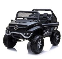 Megastar Licensed Twin Seater Mercedes 12 V Benz Dragoon Truck - Black (UAE Delivery Only)