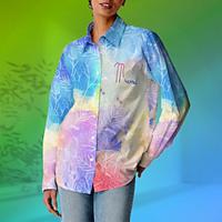 Women's Shirt Letter Daily Rainbow Long Sleeve Stylish Shirt Collar Summer Mother's Day Lightinthebox