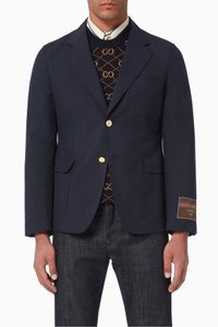 Label Detail Mohair Blazer