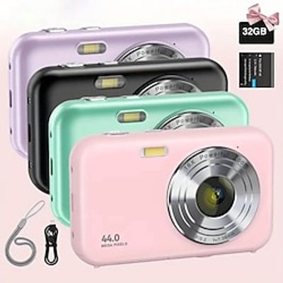 44MP 1080P HD Digital Camera 16X Digital Zoom Cameras For Vlogging 2.4 '' IPS Screen Rechargeable Camera Photography Professional Camera For Teenagers And Beginners Lightinthebox 44MP 1080P HD Digital Camera 16X Digital Zoom Cameras For Vlogging 2.4 '' IPS Screen Rechargeable Camera Photography Professional Camera For Teenagers And Beginners Lightinthebox