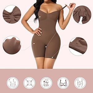 Shapewear Sports Yoga Gym Workout Athleisure Stretchy Seamless No Zipper Tummy Control Breathable For Women miniinthebox