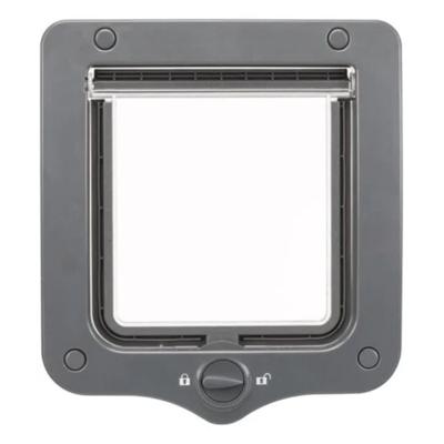 Trixie 2 Way Flap Door For Cats - Grey 20X22cm