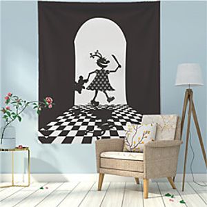Checkered Board Chess Wall Tapestry Art Decor Blanket Curtain Hanging Home Bedroom Living Room Decoration Polyester Lightinthebox