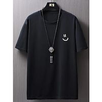Men's T shirt Tee Graphic Tee Quotes  Sayings Crew Neck Graphic Print EU  US Size Weekend Short Sleeves Print Clothing Apparel Modern Contemporary Lightinthebox - thumbnail
