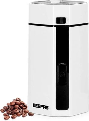 Geepas Coffee Grinder, Silver, GCG41012