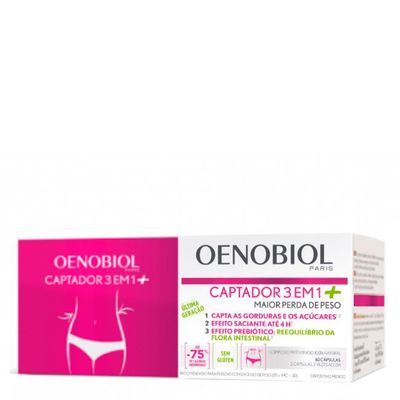 Oenobiol Weightloss 3 in 1 Capsules 2x60