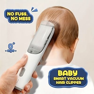 Electric Hair Clippers Ultra Quiet Smart Vacuum Hair Cutter Waterproof Auto Sucking Snipped Haircut Kit Professional Rechargeable Body Hair Trimmer Shaver For Men's Beard Lightinthebox