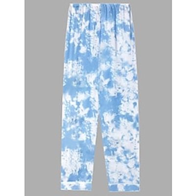 Women's Loungewear Pants Stripe Fashion Casual Soft Home Daily Bed Polyester Breathable Long Pant Pant Summer Fall Lake blue White Lightinthebox Women's Loungewear Pants Stripe Fashion Casual Soft Home Daily Bed Polyester Breathable Long Pant Pant Summer Fall Lake blue White Lightinthebox