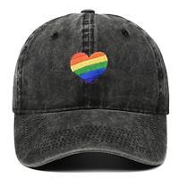 LGBT Baseball Hat Pride Rainbow Denim Hats Pride Baseball Hat Adjustable LGBT Hat for Men Women Lightinthebox