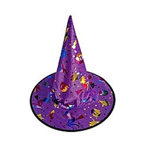 halloween hat for kids modern colorful bronzing decorations for boy and girls halloween witch hat party supplies costume accessory makeup cosplay dress up magic hat (purple) Lightinthebox