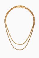 Box Chain Necklace, Set of 2 Box Chain Necklace, Set of 2