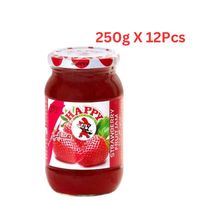 Happy Strawberry Fruit Jam 250gm (Pack of 12)