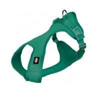 Trixie Comfort Soft Touring Black Harness For Dogs Petrol S-M